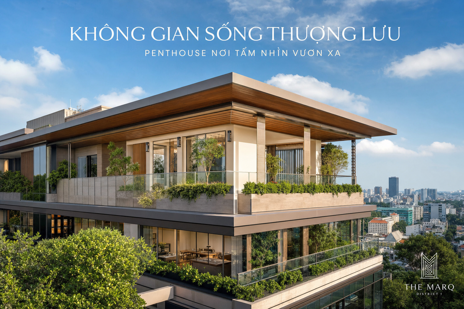 Penthouse view sông tại TP.HCM